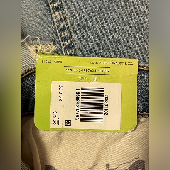 NWT Levi's Men's 512 Slim Taper Fit Jeans - Picture 8 of 8